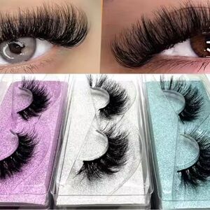 3 pairs set Faux Mink Luxurious False Lashes